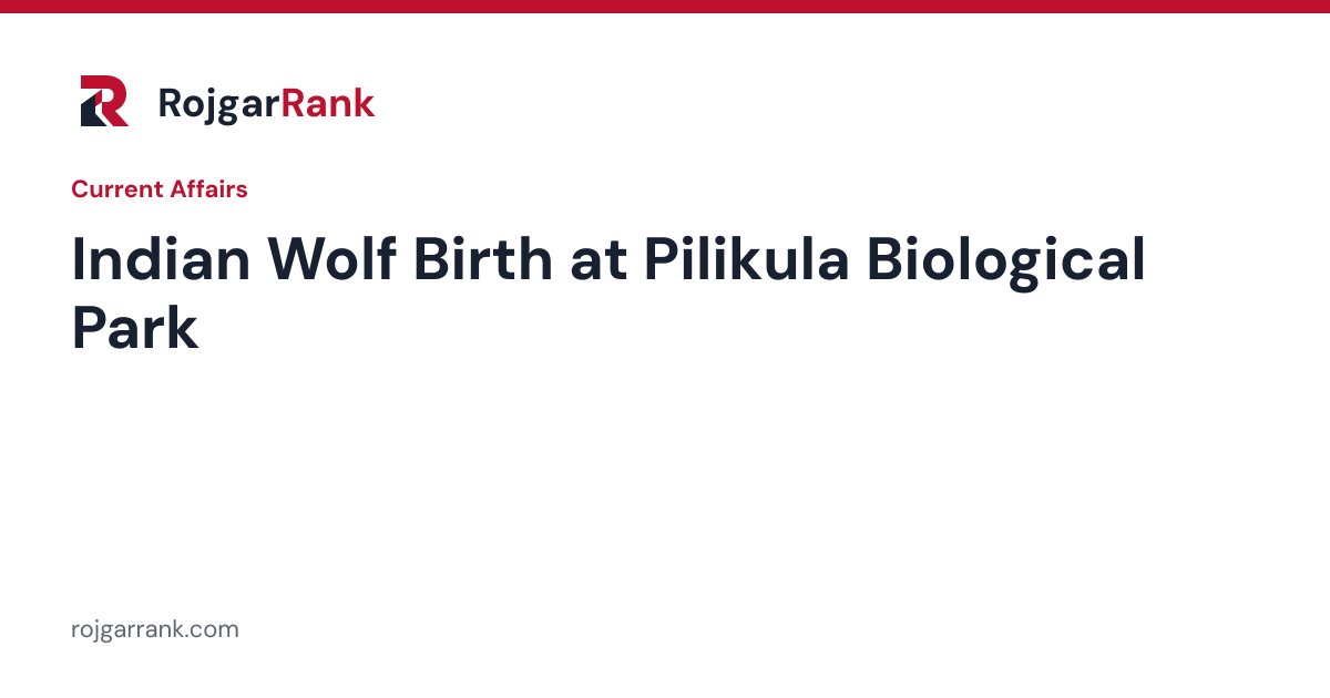 Indian Wolf Birth at Pilikula Biological Park — title card